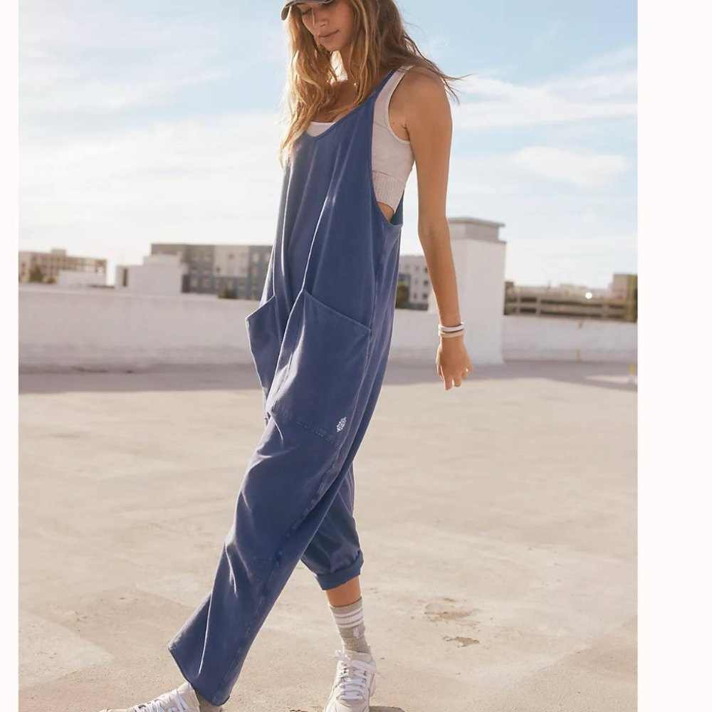 NEW Free People Movement Hot Shot Onesie in Navy